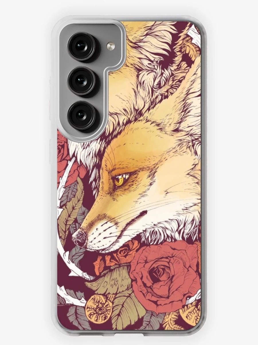 Redbubble Red Fox Bloom Samsung Galaxy Phone Case Online