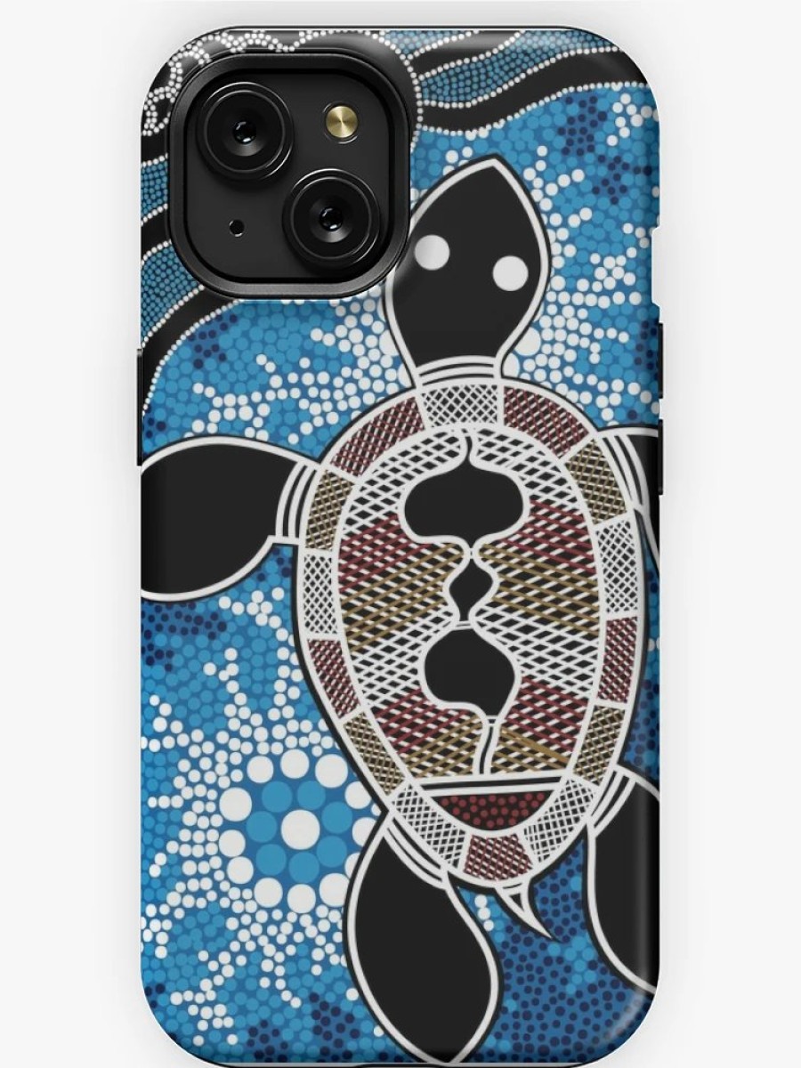 Redbubble Authentic Aboriginal Art - Sea Turtles Iphone Case Online