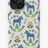 Redbubble Swedish Dala Horses Blue Iphone Case New