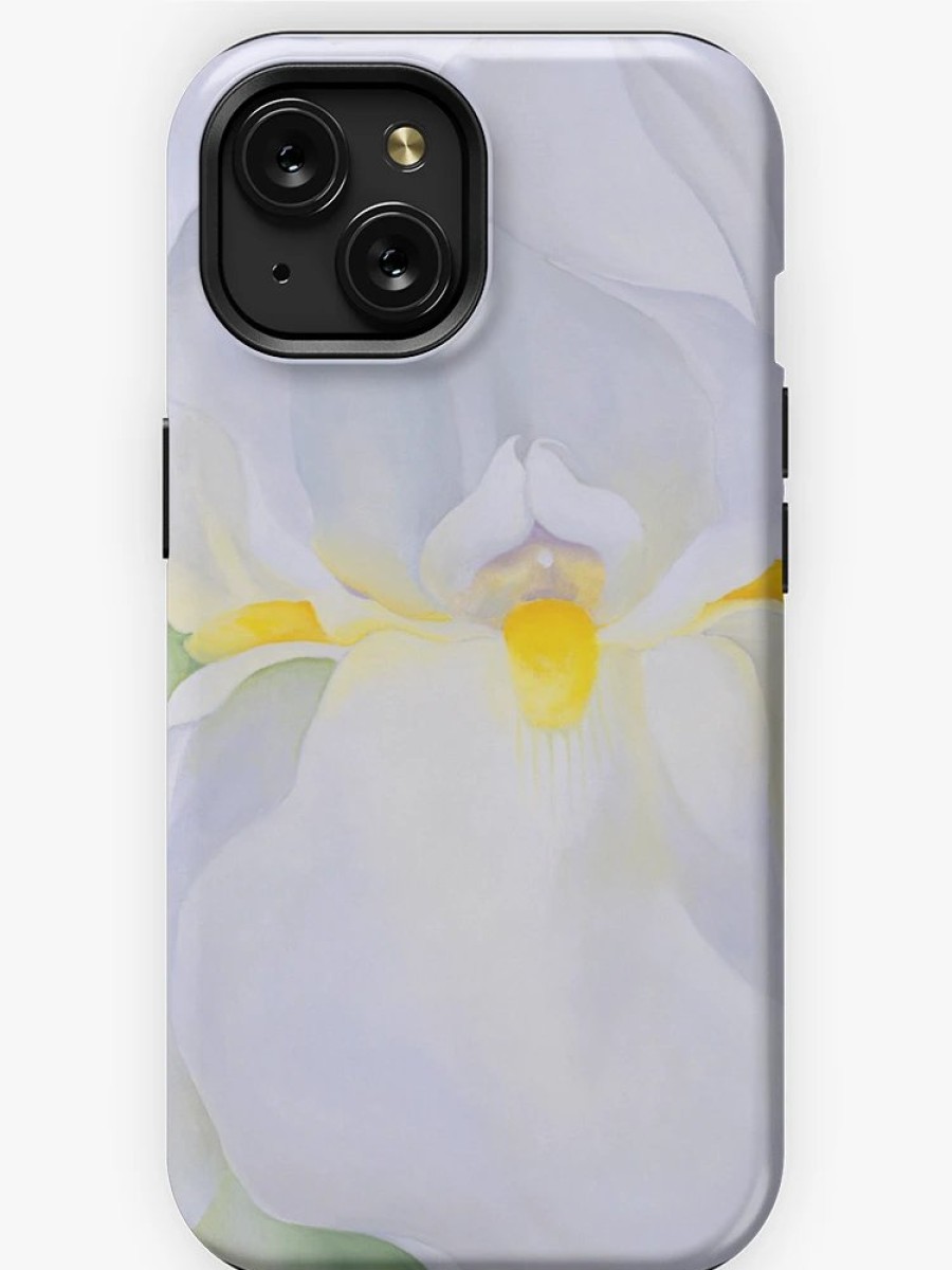 Redbubble White Iris No. 7 1957 By Georgia O Keeffe Iphone Case New