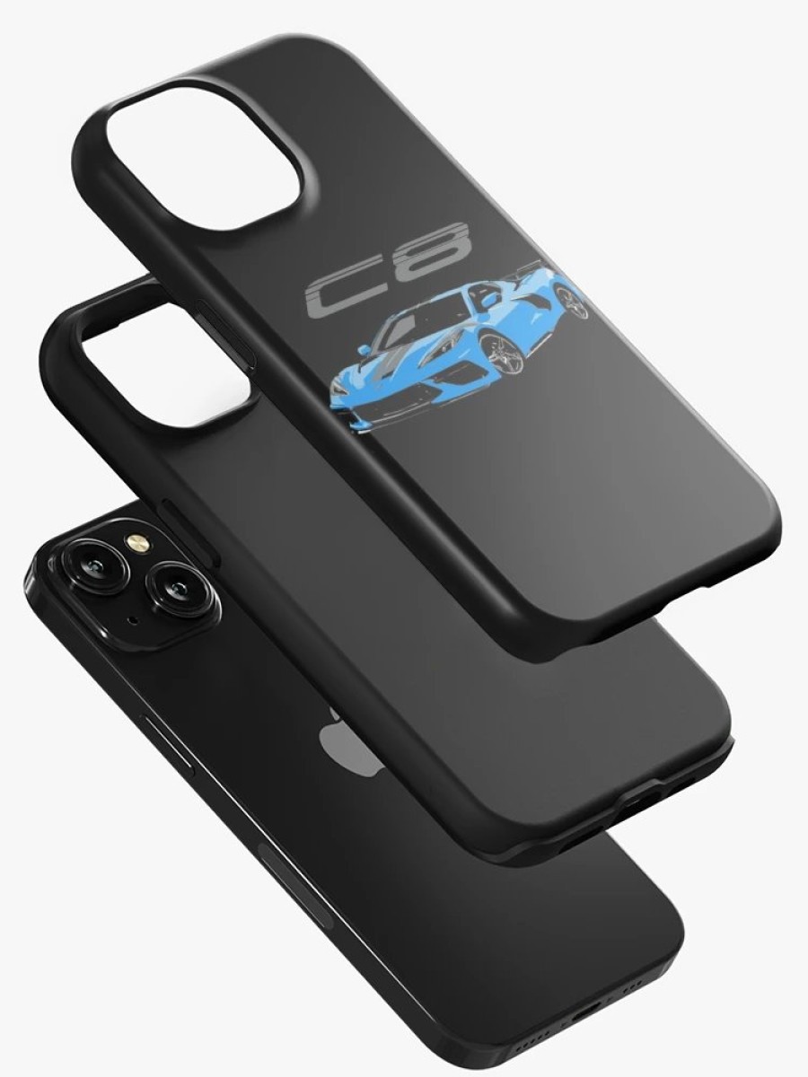 Redbubble Blue Chevy Corvette C8 Mid Engine Iphone Case Wholesale