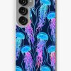 Redbubble Luminescent Rainbow Jellyfish On Navy Blue Samsung Galaxy Phone Case Online