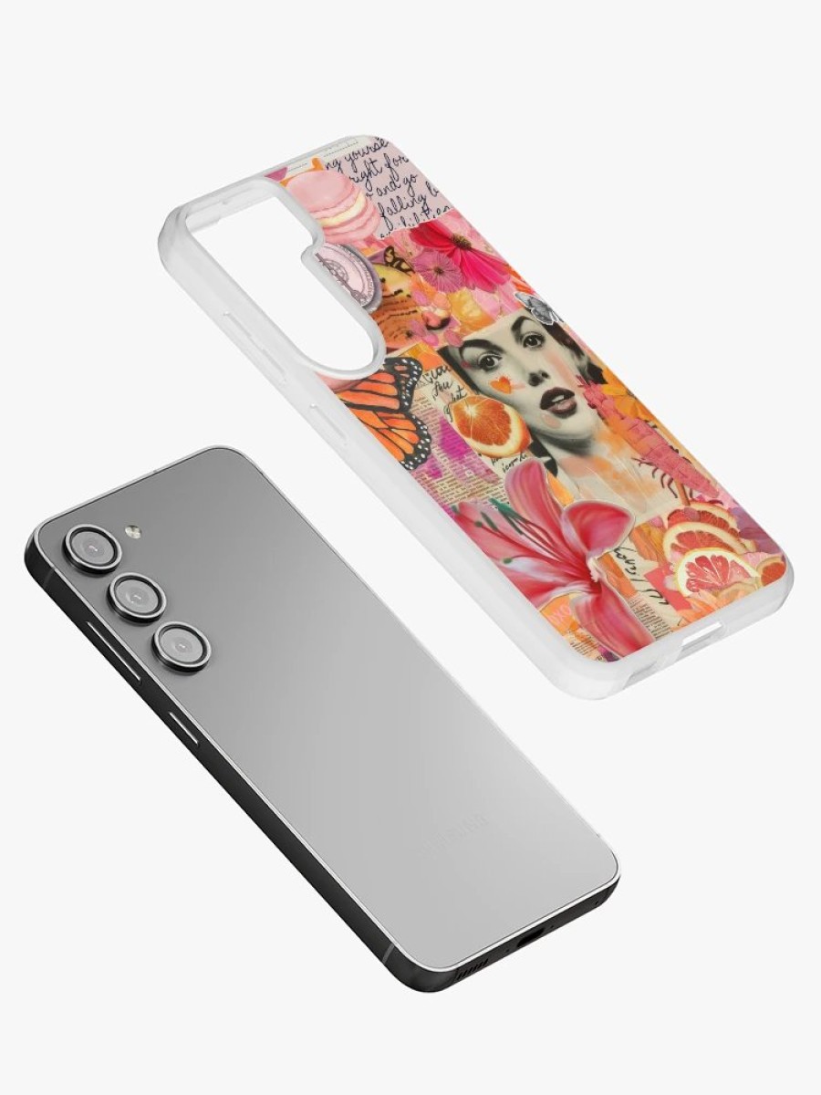 Redbubble Feels Like Summer Collage Samsung Galaxy Phone Case Hot