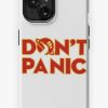 Redbubble Don'T Panic The Hitchhiker'S Guide To The Galaxy Iphone Case New