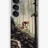 Redbubble Retro Scenic Mountain Bike Poster Art: Think Outside, No Box Required! Samsung Galaxy Phone Case New