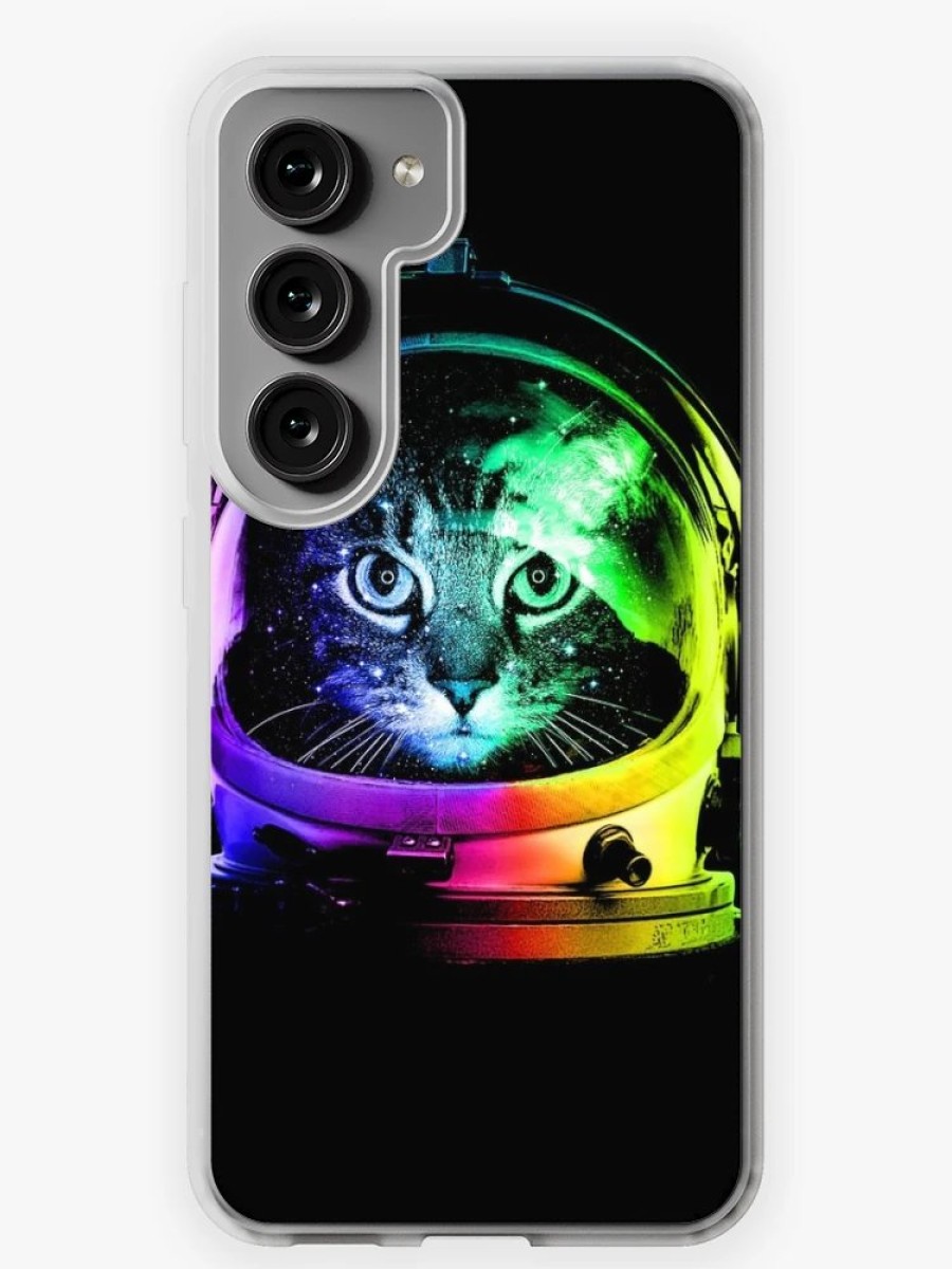 Redbubble Astronaut Cat Samsung Galaxy Phone Case Best