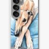 Redbubble Greyhound On Blue Bed Samsung Galaxy Phone Case Clearance