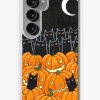 Redbubble Black Cats And Jack-O-Lanterns Samsung Galaxy Phone Case Wholesale