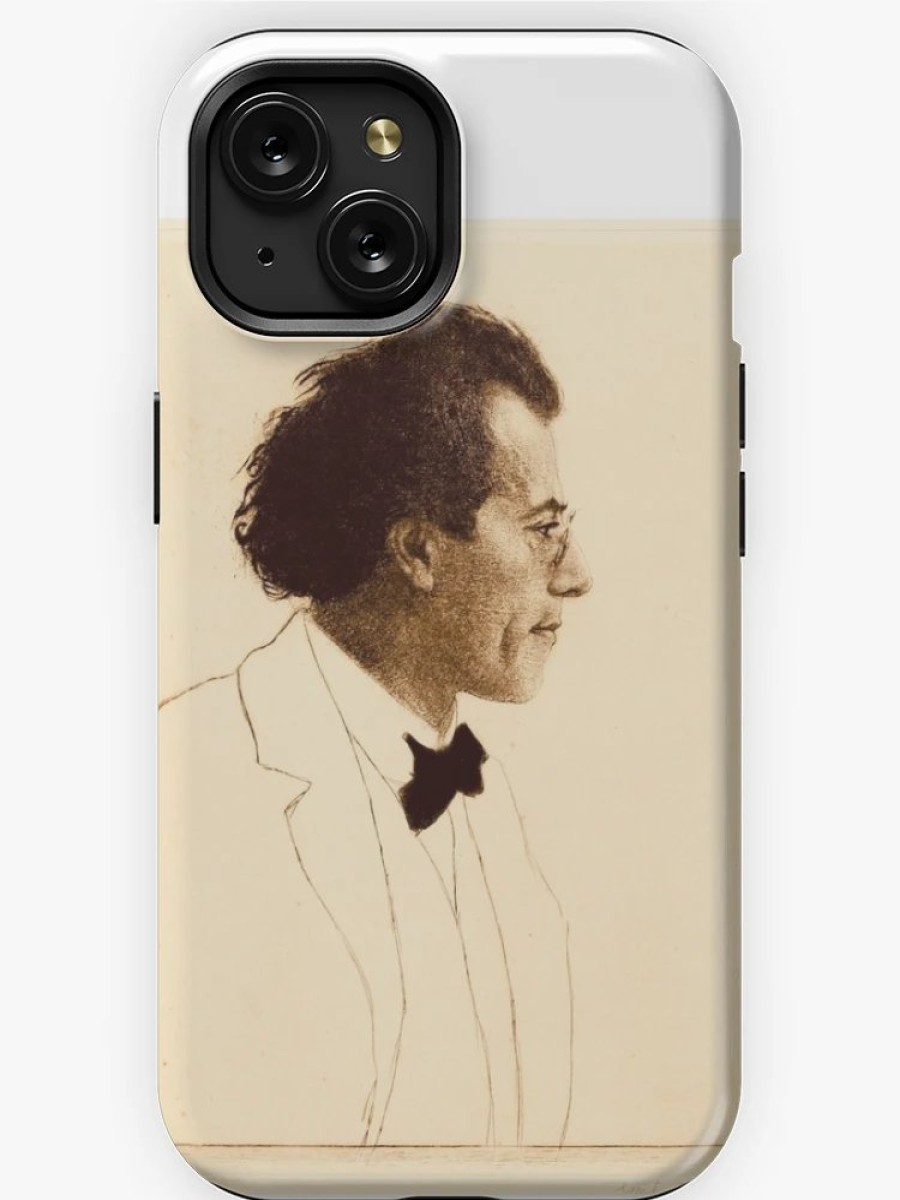 Redbubble Gustav Mahler (1902 Portrait By Emil Orlik) Iphone Case New