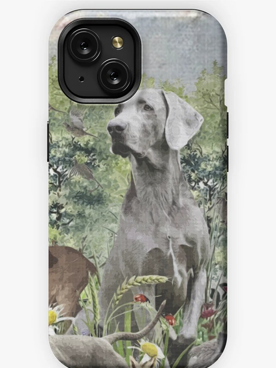 Redbubble Weimaraner, "Gray Ghost" Iphone Case New