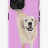 Redbubble Golden Retriever Doggo - Pink Iphone Case Hot