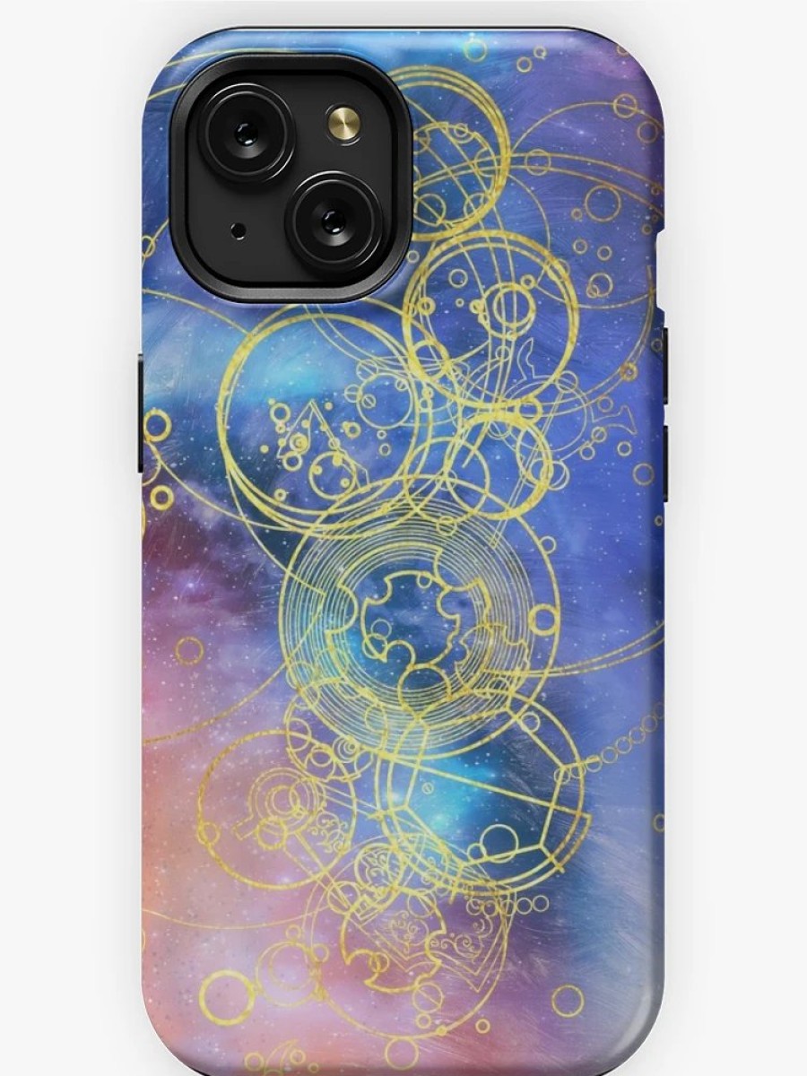 Redbubble Time Lord Writing (Vortex Hues) Iphone Case New