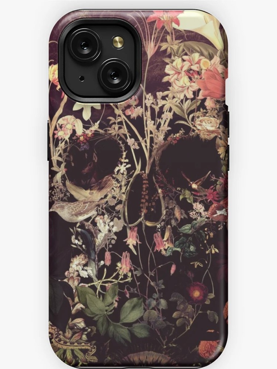 Redbubble Bloom Skull Iphone Case Best