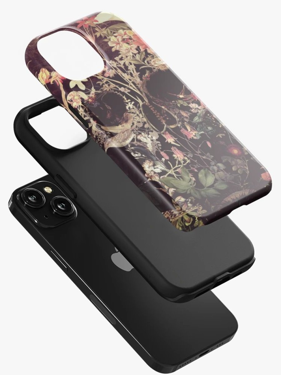 Redbubble Bloom Skull Iphone Case Best