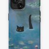 Redbubble Cat Print Monet Waterlily Iphone Case Clearance