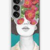 Redbubble The Optimist // Rose Tinted Glasses Samsung Galaxy Phone Case Wholesale