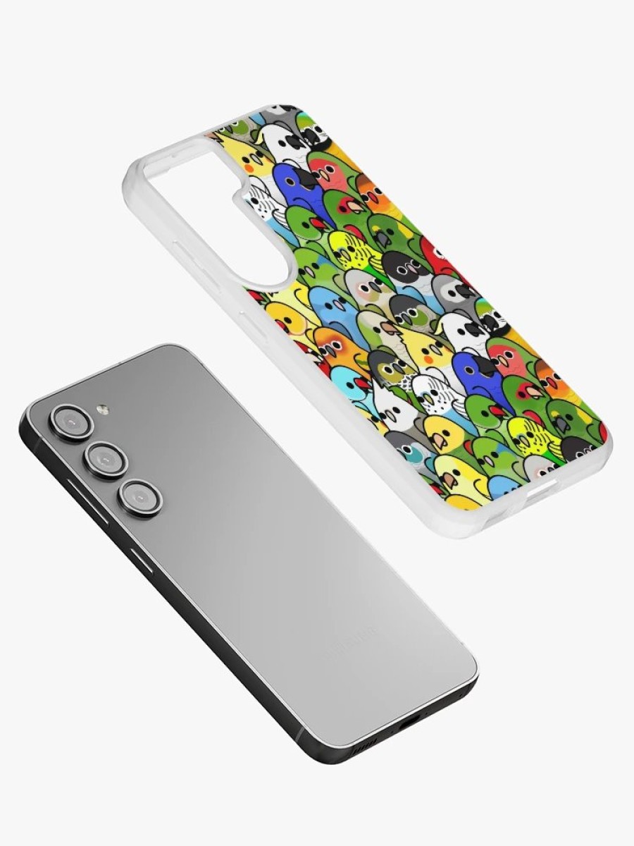 Redbubble Too Many Birds! Bird Squad Classic Samsung Galaxy Phone Case Hot