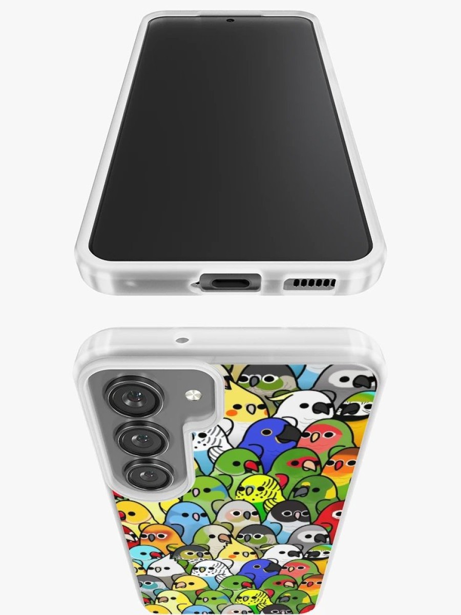 Redbubble Too Many Birds! Bird Squad Classic Samsung Galaxy Phone Case Hot