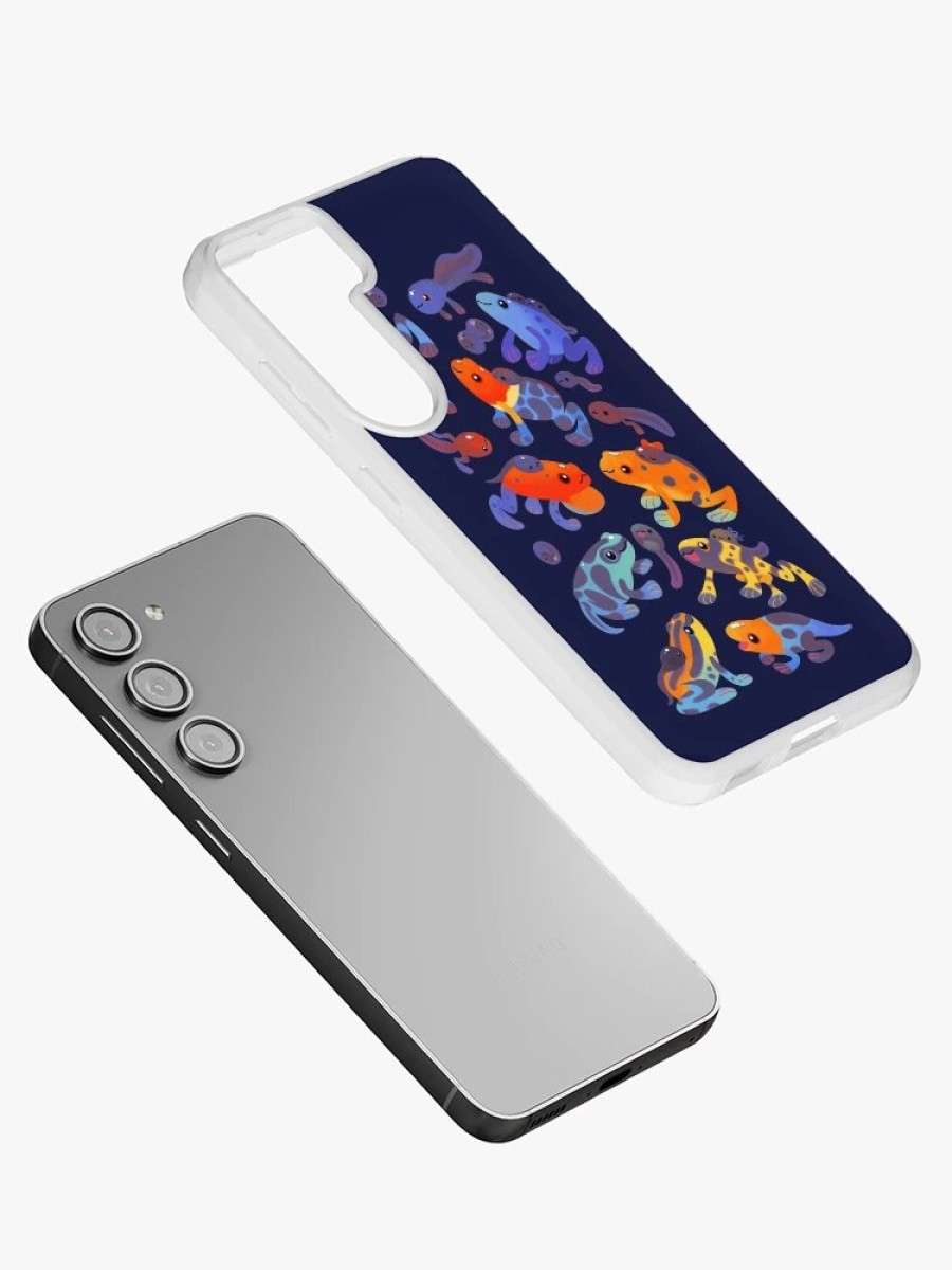 Redbubble Poison Dart Frogs - Dark Samsung Galaxy Phone Case New