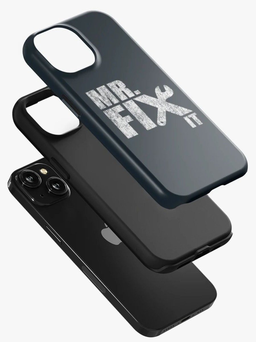 Redbubble Mr Fix It, Mister Fix It. Funny Mechanic Gift, Dad Gift Iphone Case Clearance