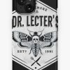 Redbubble Dr. Lecter'S - Death'S Head Moth - Horror Iphone Case Online